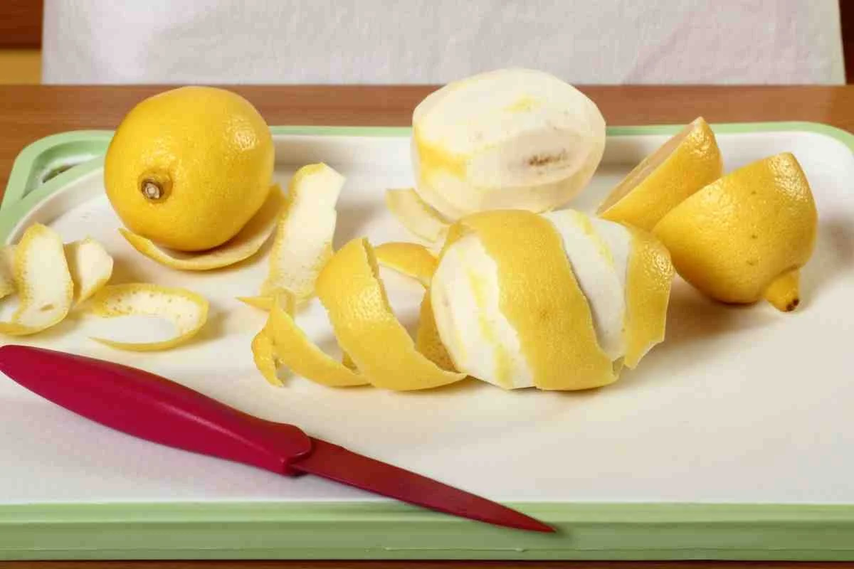 bucce limone ruggine