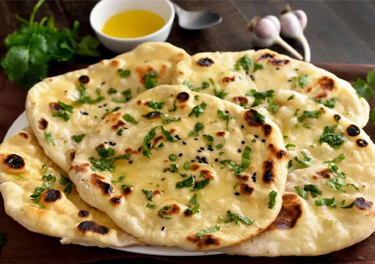 Ricetta per il pane naan tipico indiano