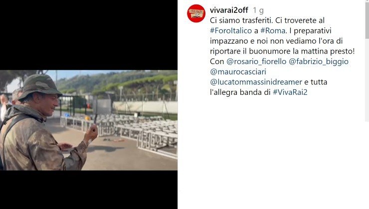 Fiorello trasmette dalla nuova sede di VivaRai2!