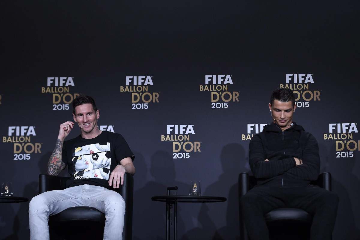 Messi e Ronaldo al Fifa The Best 2015