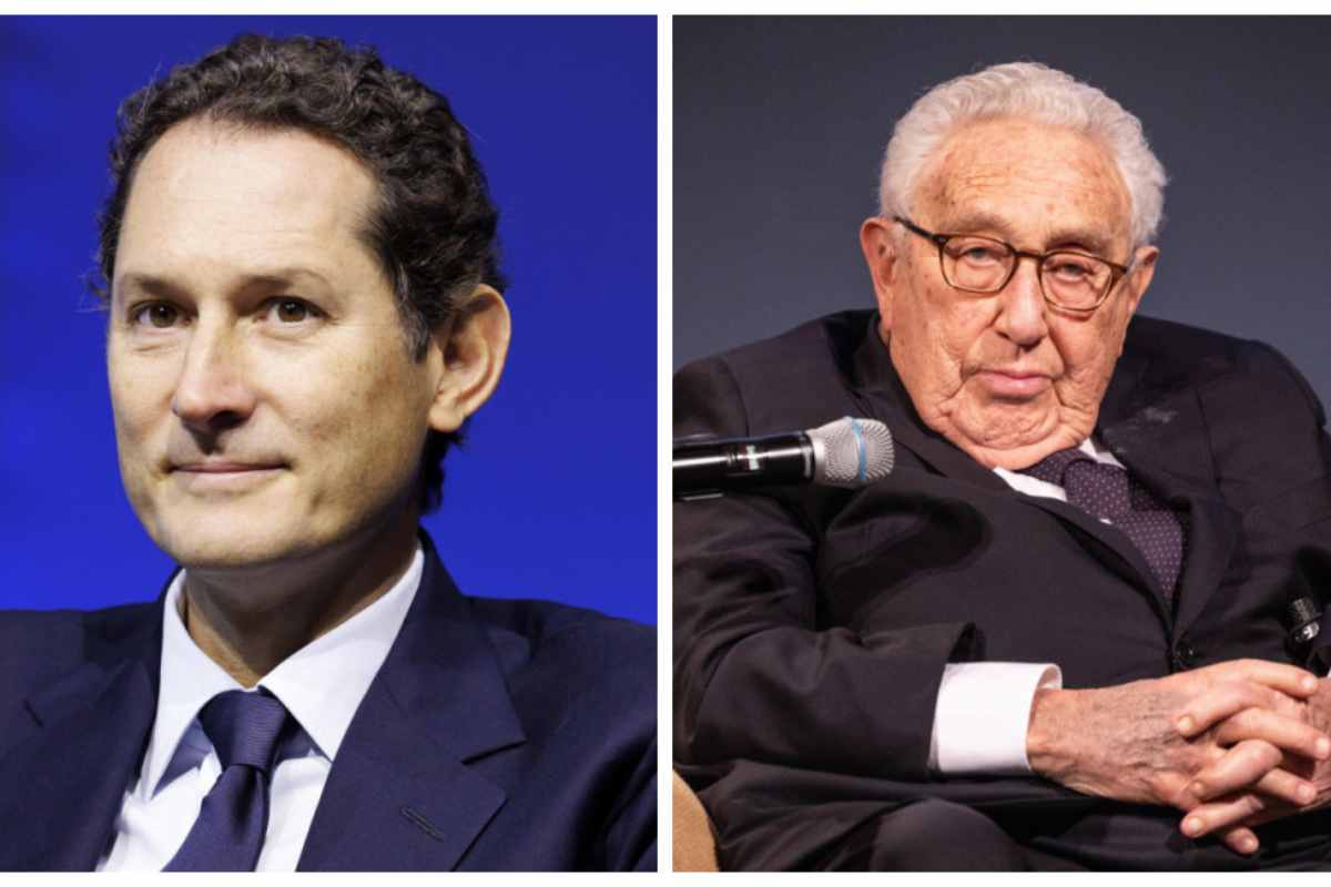 Ricordo Elkann Kissinger