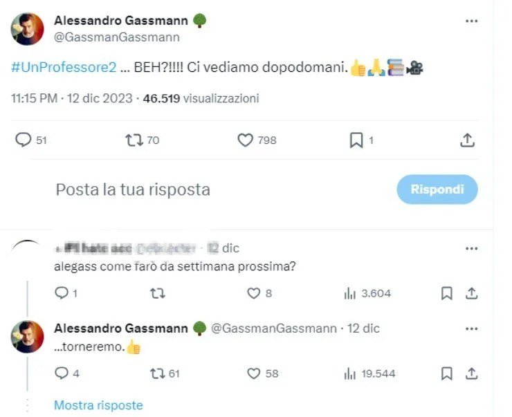 Un professore, la Rai ha già deciso sulla terza stagione