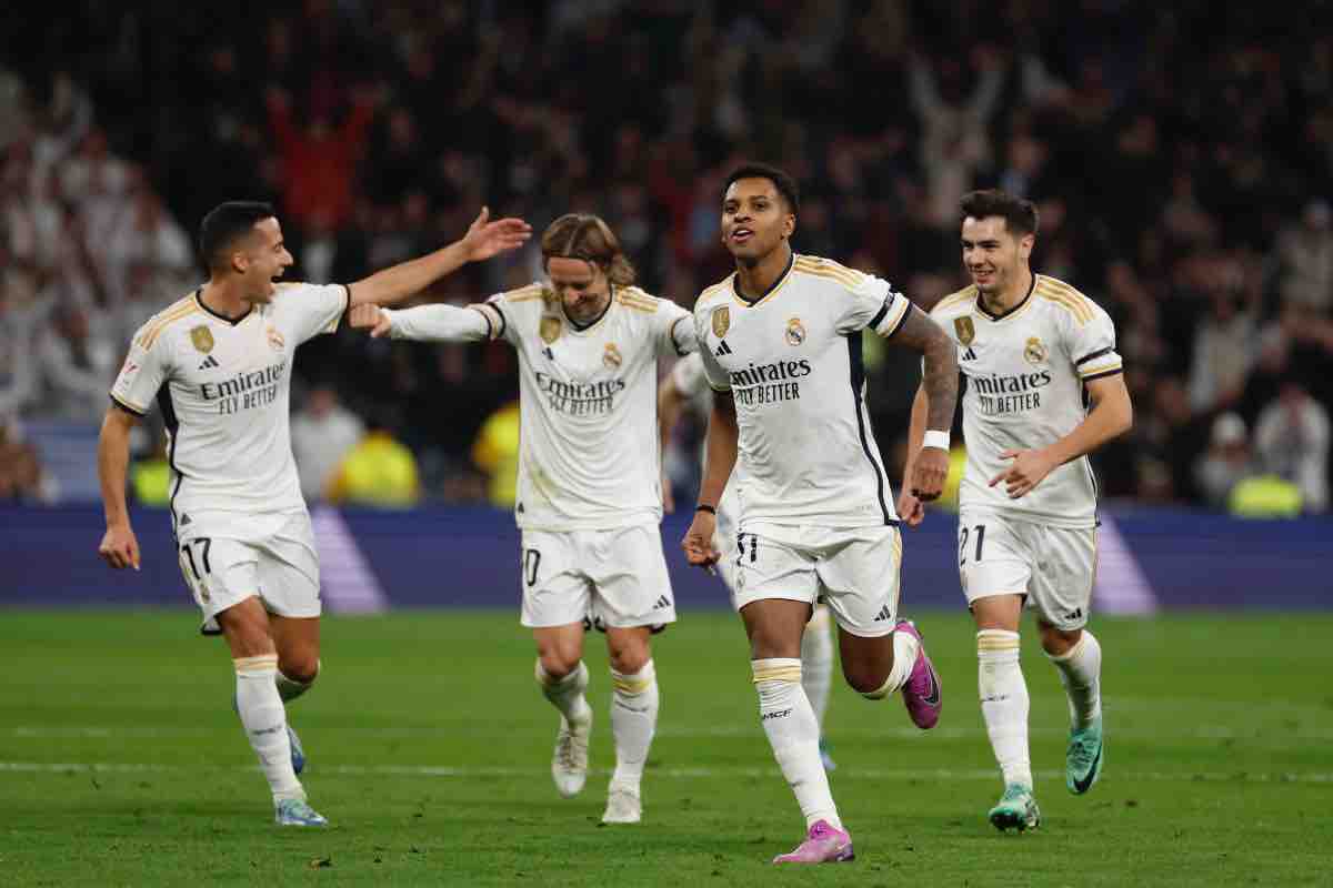 Giocatore del Real Madrid nel caos