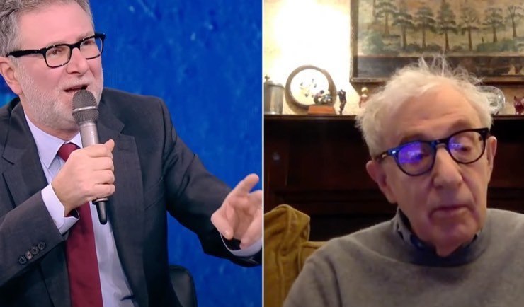 Fabio Fazio prova a chiamare Woody Allen ma non riesce, poi lo sfogo