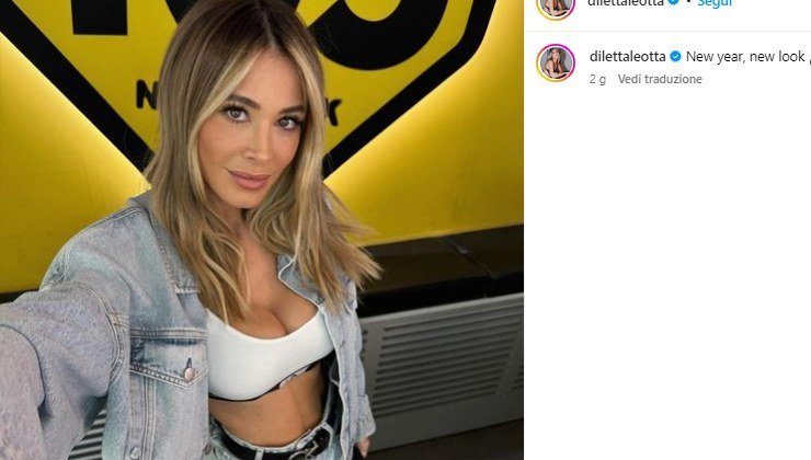 Diletta Leotta nuovo taglio colore capelli