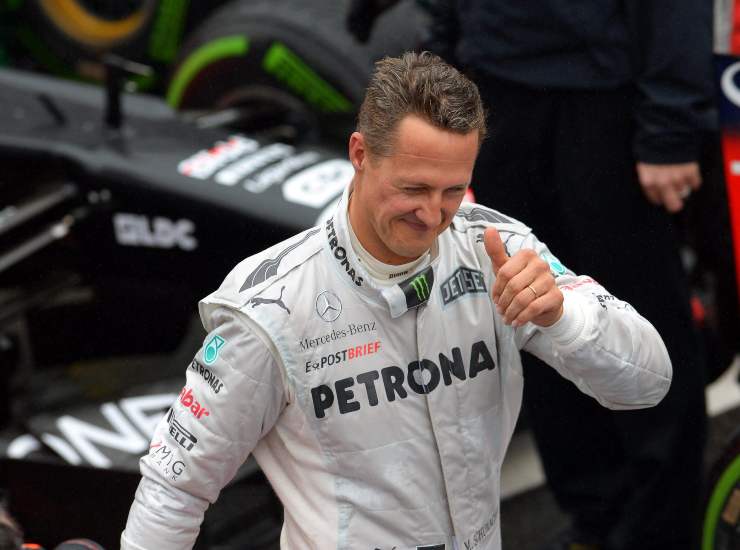 Schumacher incidente rivelazione ex compagno