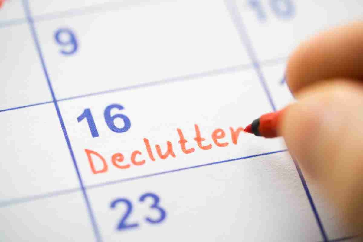 come fare decluttering