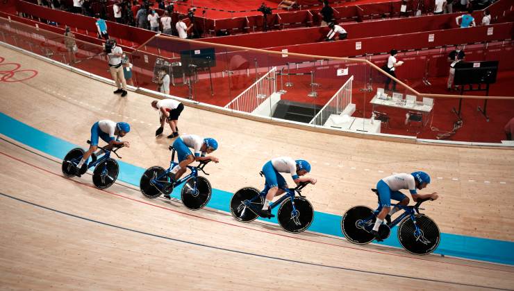 L'inseguimento è tradizione del ciclismo italiano