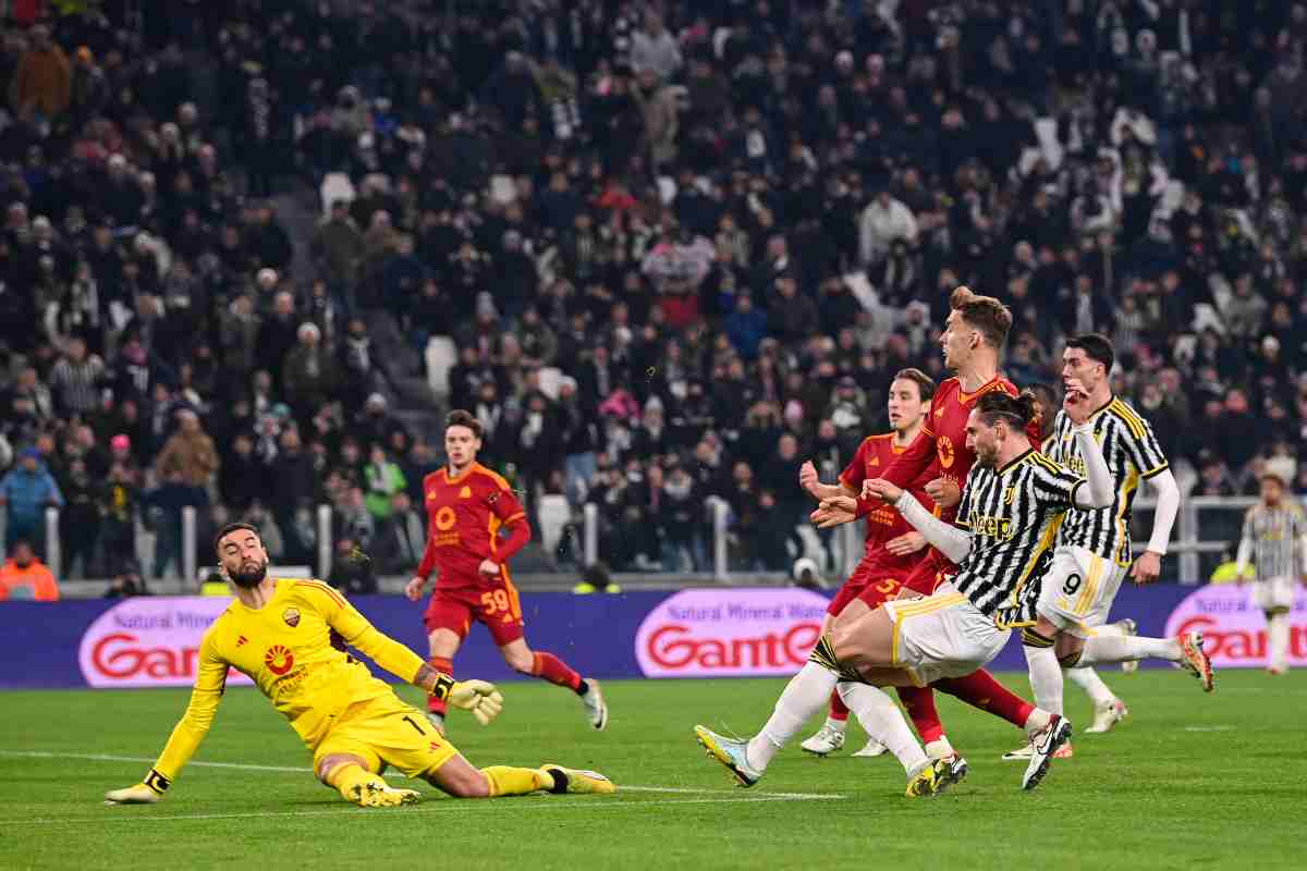 Juventus-Roma e il gol di Rabiot, partita da rigiocare