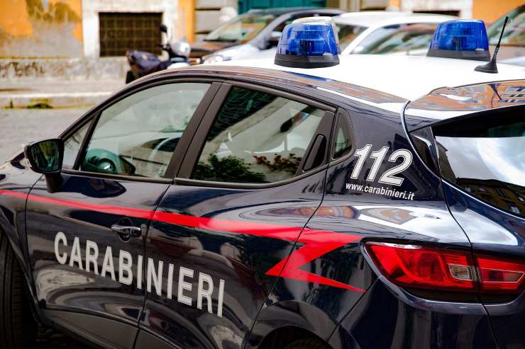 Indagini in corso dei carabinieri 