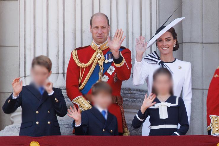 Kate e William al trooping colour