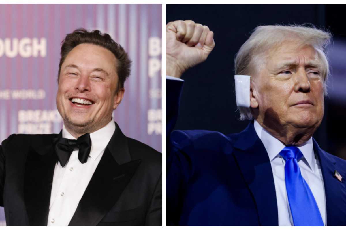 Musk al fianco di Donald Trump