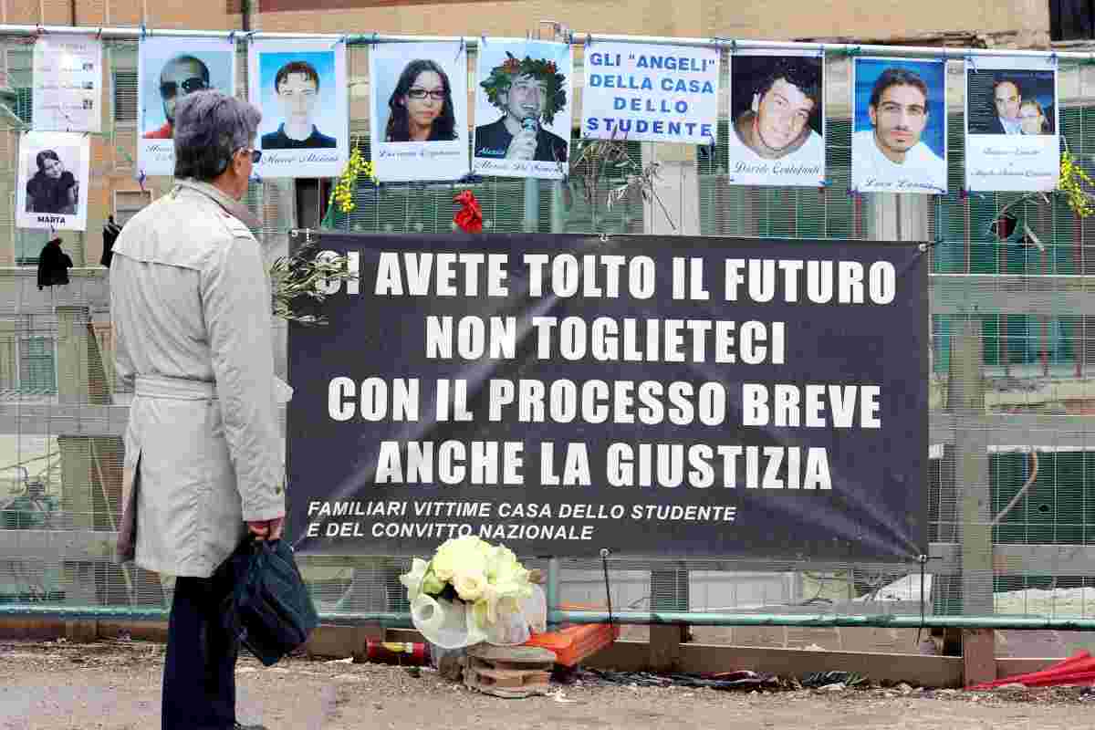 Sentenza secondo grado studenti L'Aquila