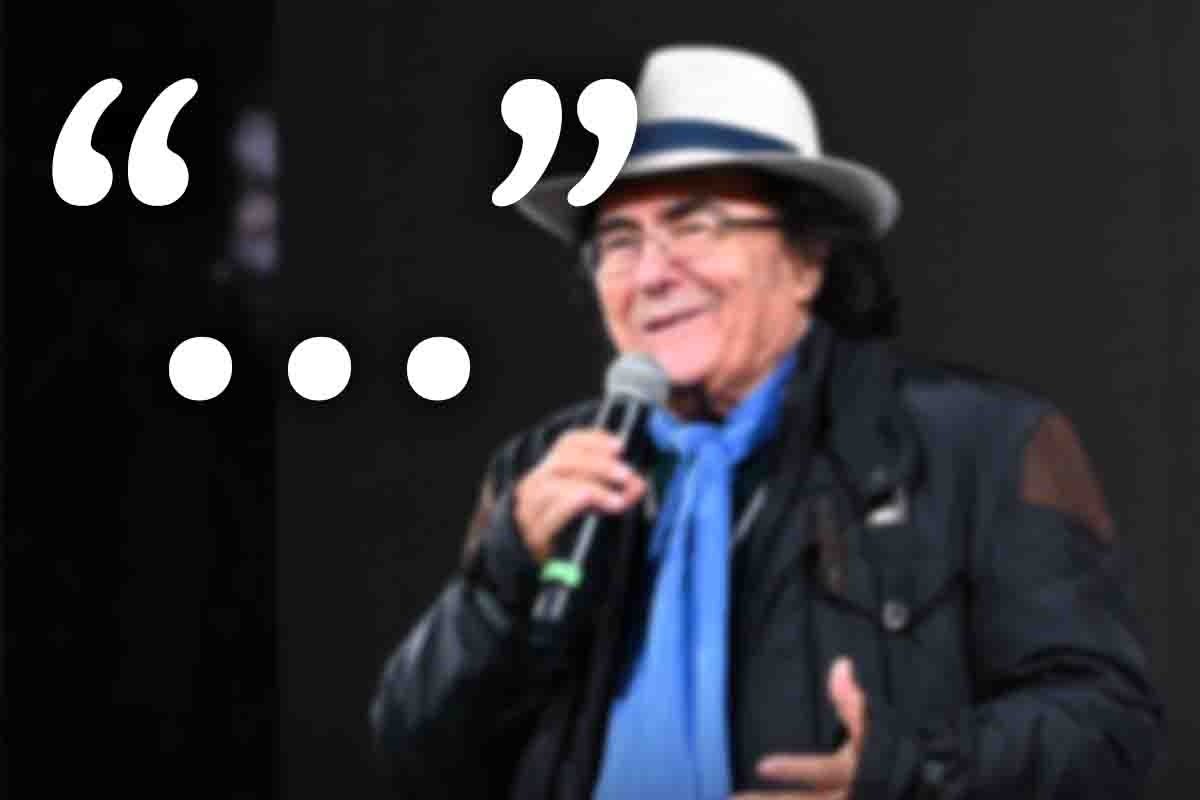 Al Bano Carrisi: cosa ha ammesso