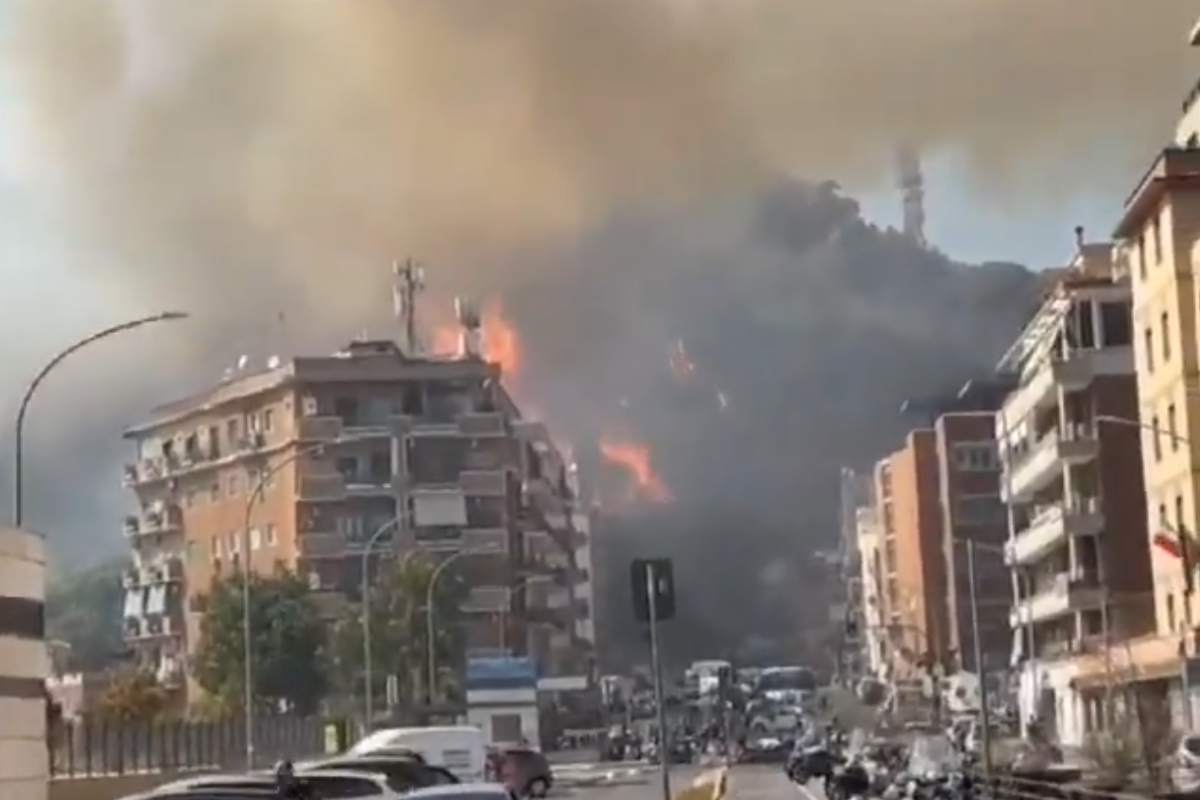 incendio roma