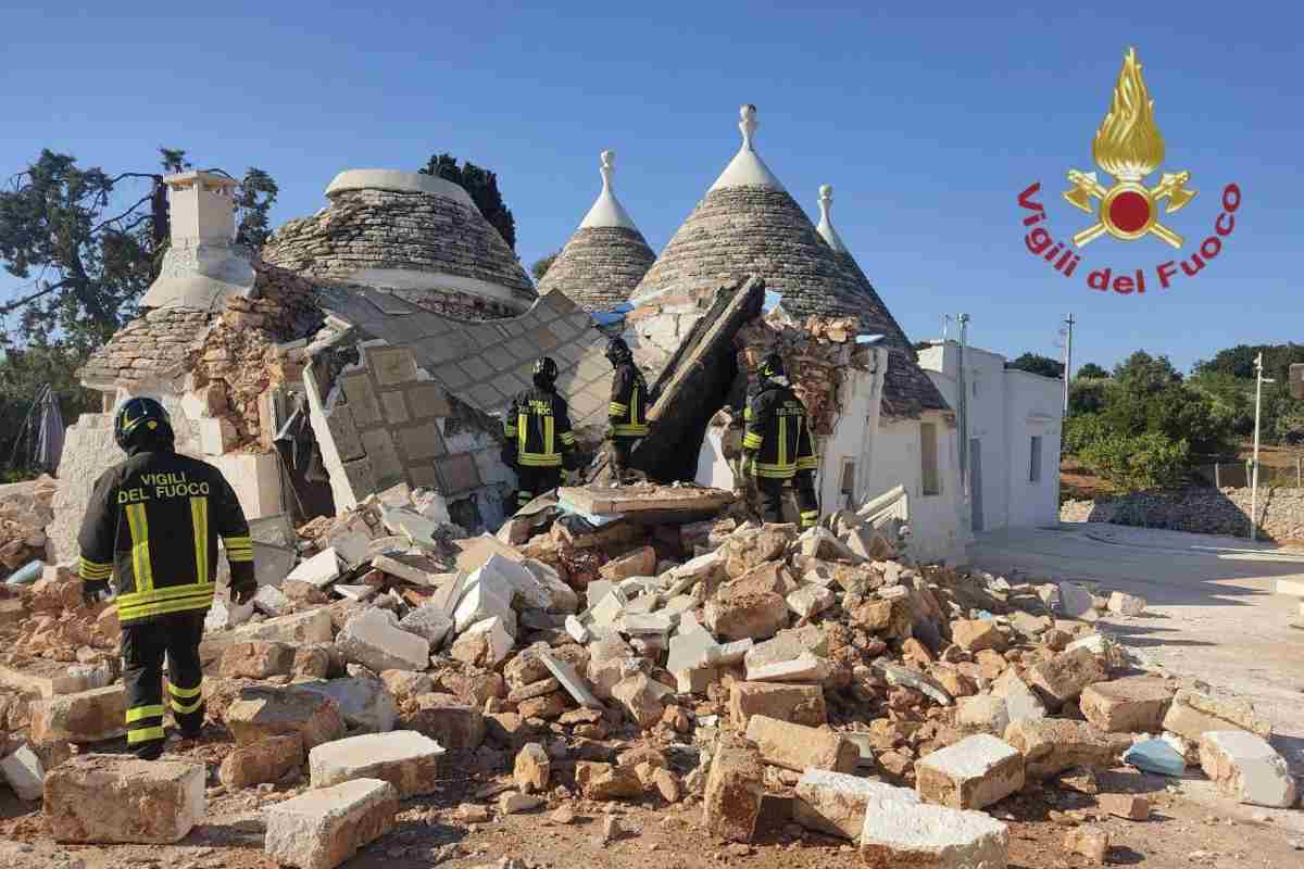 Trullo esplosione: bilancio