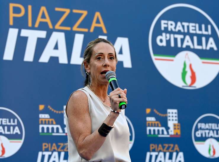 Arianna Meloni e la frecciata alla sinistra