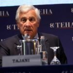 Tajani conferenza stampa Ius Scholae