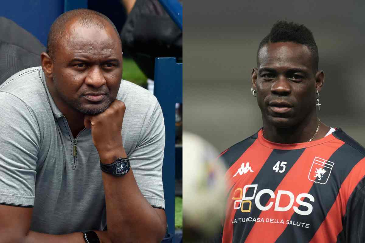 Genoa, Vieira nuovo allenatore: cosa succede con Balotelli?