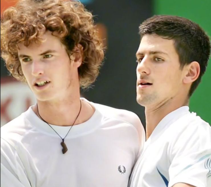 Djokovic e Murray da giovani