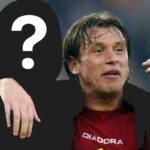 personaggio misterioso con cassano con maglia della roma