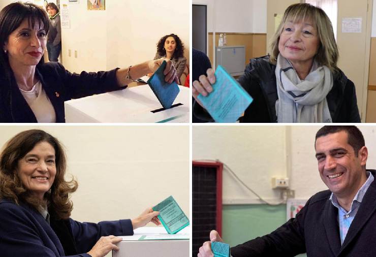 I candidati al voto