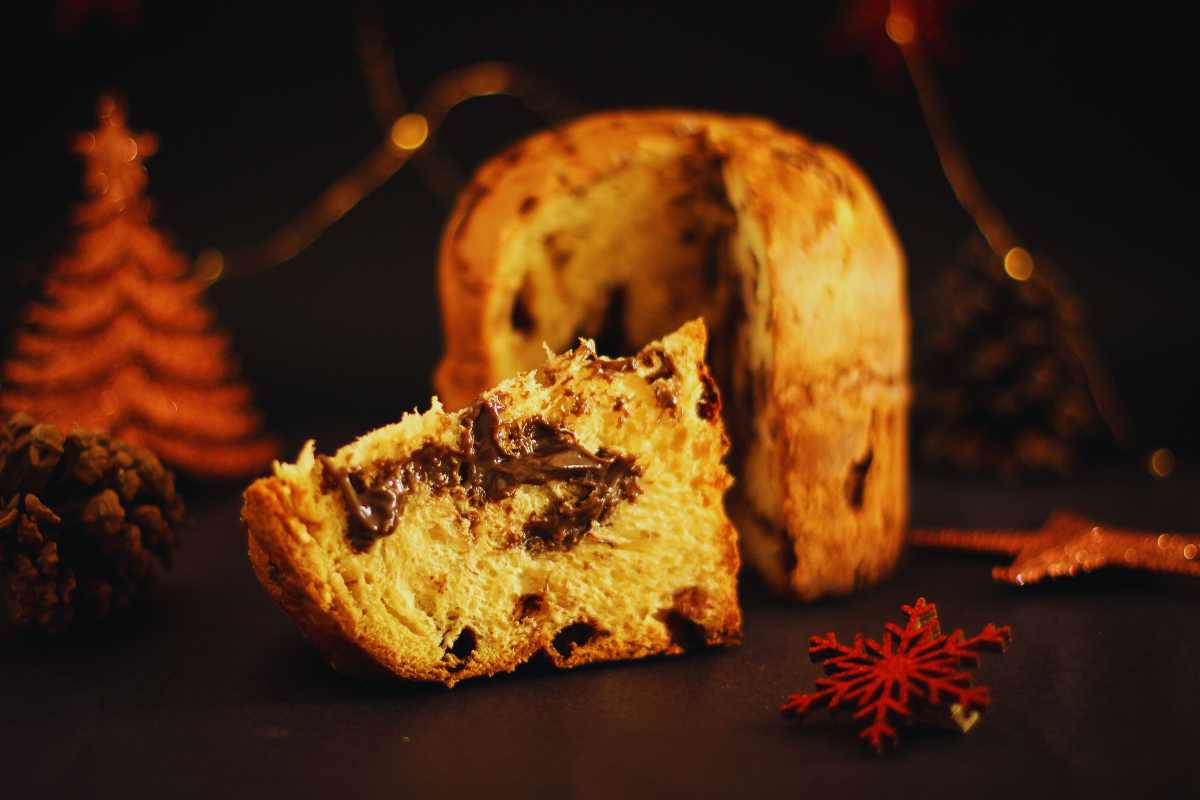 Panettone con cioccolato