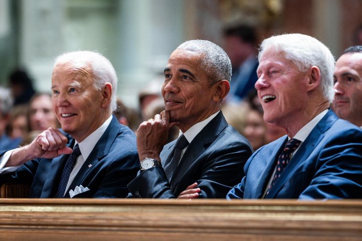 Bill Clinton, Barak Obama e Joe Biden