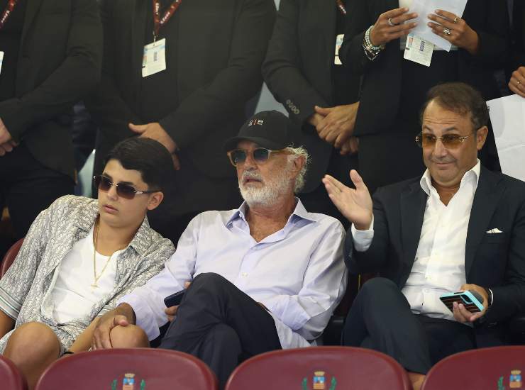 Briatore allo stadio della Salernitana