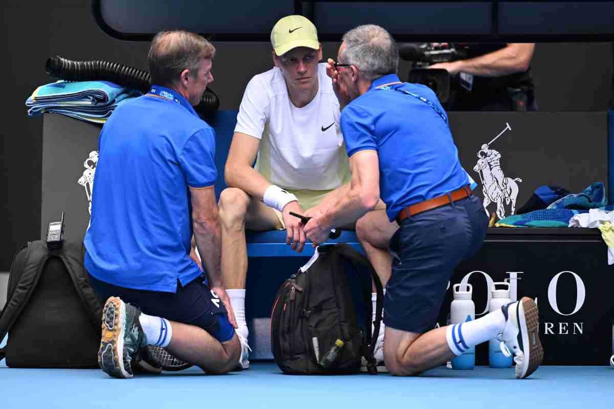 Sinner ha un malore agli Australian Open