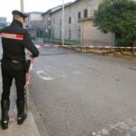 I carabinieri sul luogo dell'incidente