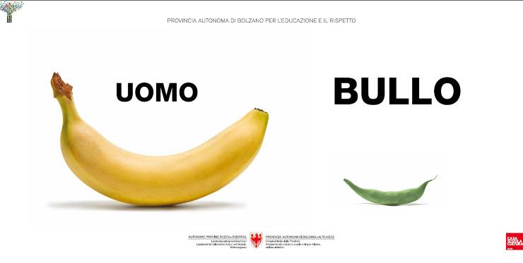 campagna contro il bullismo di Oliviero Toscani