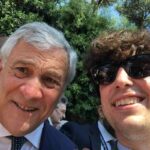 Antonio Tajani e Luca Palmegiani