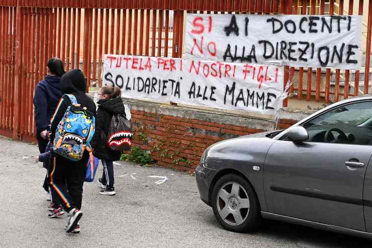 striscioni a scuola