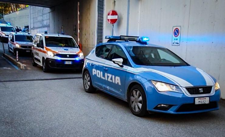 La polizia in una Rsa