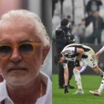 Briatore e giocatori Juve foto combo