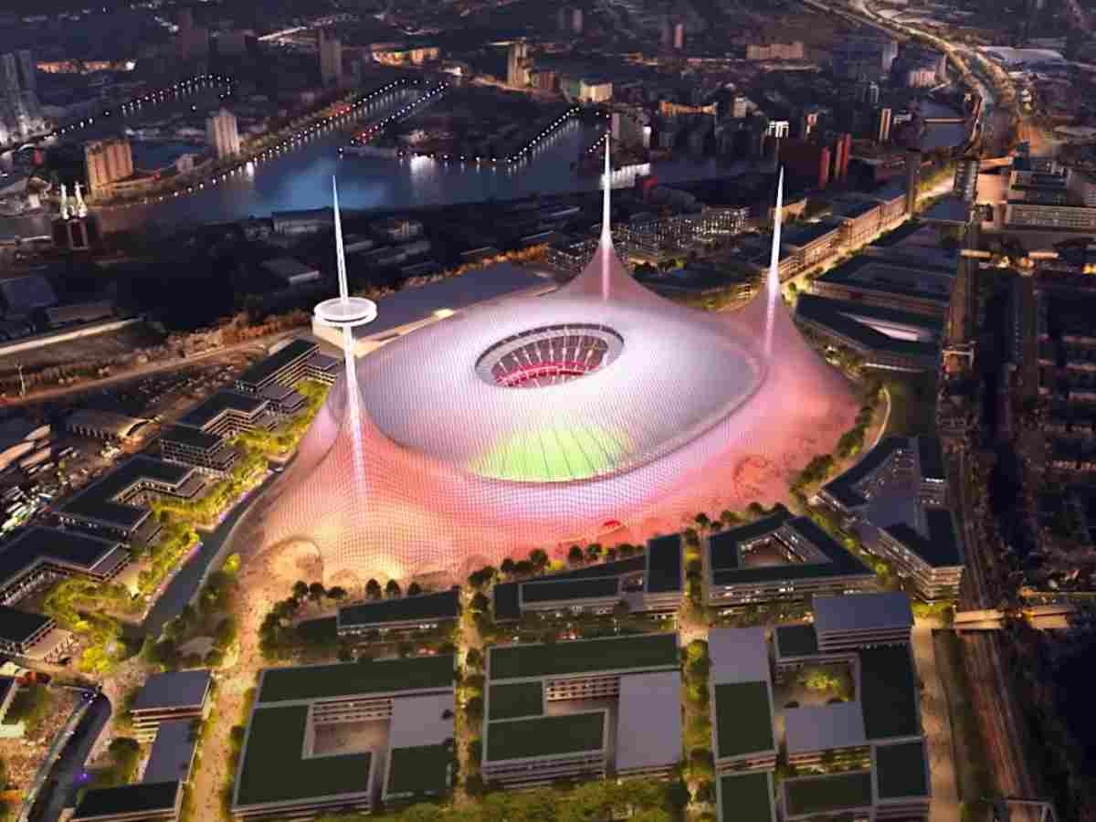 100.000 posti e un ombrello come copertura: in arrivo il “miglior stadio del mondo”