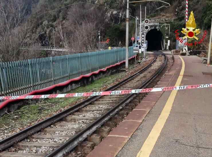 Trasporto ferroviario interrotto