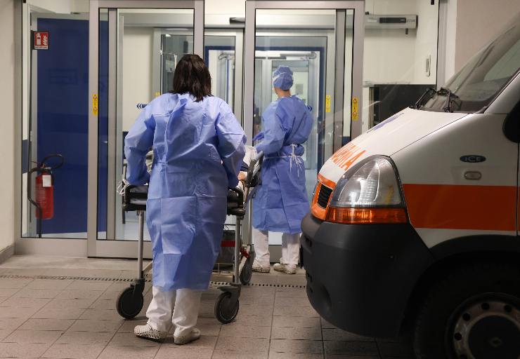 l'ingresso del Pronto soccorso di Venezia